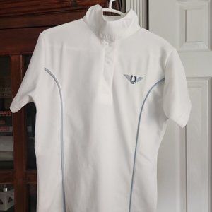 TuffRider Youth English Show Shirt, L, Short Sleeve, Worn Once!